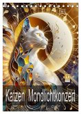 Katzen Mondlichtkonzert (Tischkalender 2026 DIN A5 hoch), CALVENDO Monatskalender Katzen Mondlichtkonzert (Tischkalender 2026 DIN A5 hoch), CALVENDO Monatskalender
