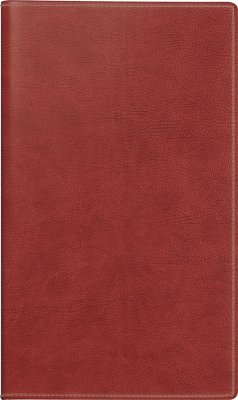 rido/idé 7045424706   Taschenkalender Mod. Miniplaner d 15 2026   A6, Kunstleder, rotbraun