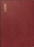 rido/idé 7018242296   Taschenkalender Mod. Technik III 2026   A6, Kunststoff, bordeaux