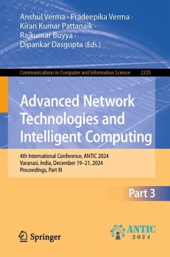 Advanced Network Technologies and Intelligent Computing (eBook, PDF)