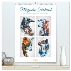 Magische Tierkunst (hochwertiger Premium Wandkalender 2026 DIN A2 hoch), Kunstdruck in Hochglanz Magische Tierkunst (hochwertiger Premium Wandkalender 2026 DIN A2 hoch), Kunstdruck in Hochglanz