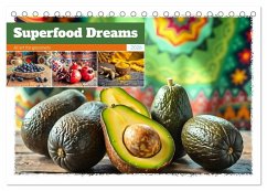 Cover Superfood Dreams - AI art for gourmets (Desk Calendar 2026 DIN A5 landscape), CALVENDO 12 Month DeskCalendar