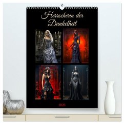 Herrscherin der Dunkelheit (hochwertiger Premium Wandkalender 2026 DIN A2 hoch), Kunstdruck in Hochglanz Cover Herrscherin der Dunkelheit (hochwertiger Premium Wandkalender 2026 DIN A2 hoch), Kunstdruck in Hochglanz