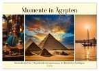 Momente in Ägypten (Wandkalender 2026 DIN A2 quer), CALVENDO Monatskalender