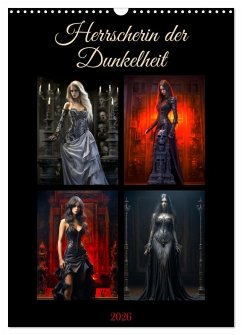 Herrscherin der Dunkelheit (Wandkalender 2026 DIN A3 hoch), CALVENDO Monatskalender Cover Herrscherin der Dunkelheit (Wandkalender 2026 DIN A3 hoch), CALVENDO Monatskalender