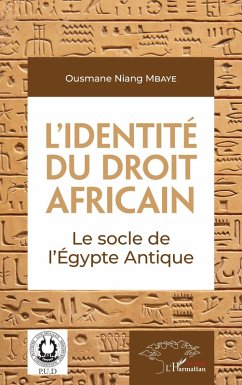 Cover L'identité du droit africain