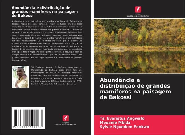 Abundância e distribuição de grandes mamíferos na paisagem de Bakossi Abundância e distribuição de grandes mamíferos na paisagem de Bakossi