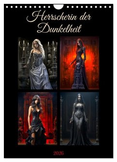Herrscherin der Dunkelheit (Wandkalender 2026 DIN A4 hoch), CALVENDO Monatskalender Cover Herrscherin der Dunkelheit (Wandkalender 2026 DIN A4 hoch), CALVENDO Monatskalender