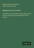 Règlement de la Société