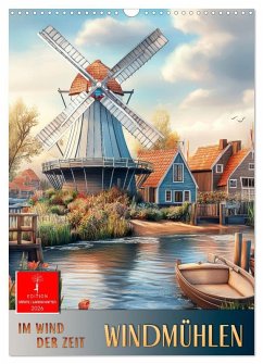 Cover Windmühlen - Im Wind der Zeit (Wandkalender 2026 DIN A3 hoch), CALVENDO Monatskalender