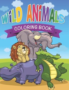 Cover Wild Animals Coloring Book