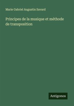 Cover Principes de la musique et méthode de transposition