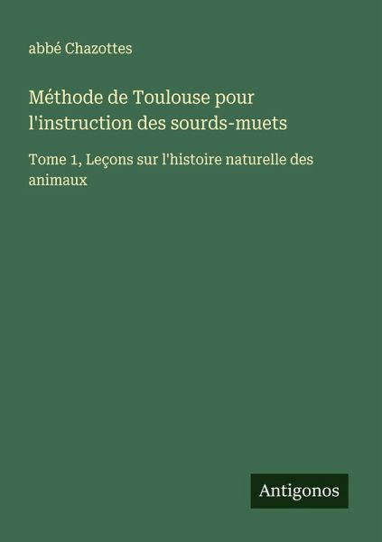 Méthode de Toulouse pour l'instruction des sourds-muets