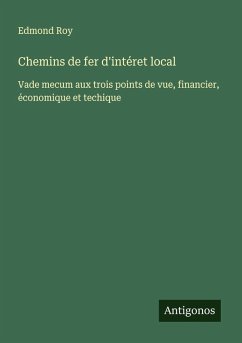 Chemins de fer d'intéret local Cover Chemins de fer d'intéret local