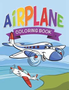 Cover Airplane Coloring Book for Kids