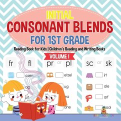 Initial Consonant Blends for 1st Grade Volume I - Reading Book for Kids   Children's Reading and Writing Books - Baby