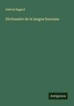 Cover Dictionaire de la langue huronne