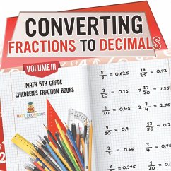 Cover Converting Fractions to Decimals Volume III - Math 5th Grade   Children's Fraction Books