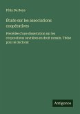Étude sur les associations coopératives