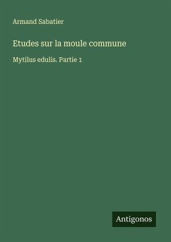 Cover Etudes sur la moule commune