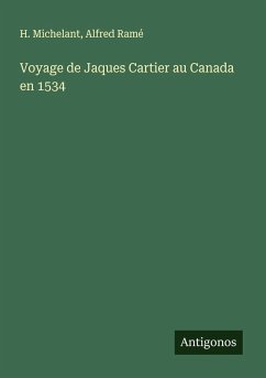 Cover Voyage de Jaques Cartier au Canada en 1534