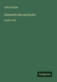 Almanach des spectacles Almanach des spectacles