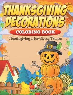 Cover Thanksgiving Decorations Coloring Book