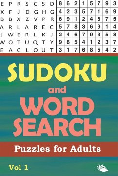 Sudoku and Word Search Puzzles for Adults Vol 1 - Puzzle Crazy