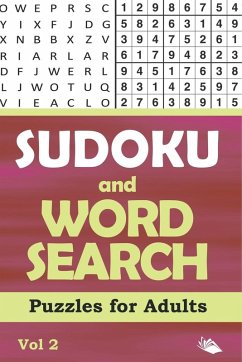 Sudoku and Word Search Puzzles for Adults Vol 2 - Puzzle Crazy