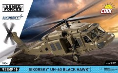 Cover COBI Armed Forces 5906 - Sikorsky UH-60 Black Hawk, 1:32, Bausatz 928 Klemmbausteine, I Figur