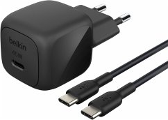 Cover Belkin BOOST Charge USB-C 45W PD PPS+USB-C Kab.sw.WCA013kq1MBK-B6
