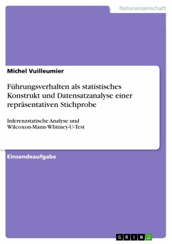 Führungsverhalten als statistisches Konstrukt und Datensatzanalyse einer repräsentativen Stichprobe (eBook, PDF)