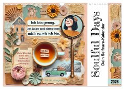 Soulful Days - Dein Selfcare-Kalender (Wandkalender 2026 DIN A3 quer), CALVENDO Monatskalender