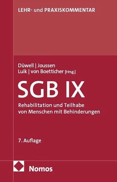 Sozialgesetzbuch IX: SGB IX Sozialgesetzbuch IX: SGB IX