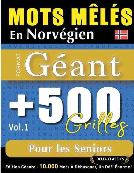 MOTS MÊLÉS EN NORVÉGIEN FORMAT GÉANT MOTS MÊLÉS EN NORVÉGIEN FORMAT GÉANT