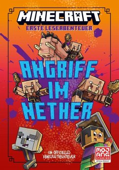 Cover Minecraft Erste Leseabenteuer. Angriff im Nether