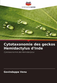 Cover Cytotaxonomie des geckos Hemidactylus d'Inde