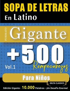 Cover SOPA DE LETRAS EN LATINO FORMATO GIGANTE