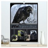 Krähen - Im Wandel der Jahreszeiten (hochwertiger Premium Wandkalender 2026 DIN A2 hoch), Kunstdruck in Hochglanz