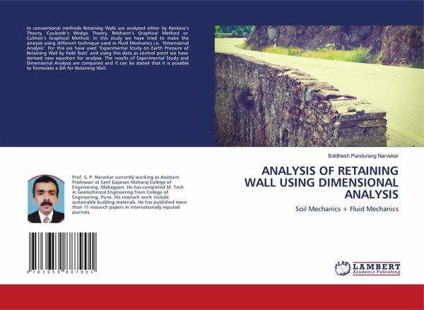 ANALYSIS OF RETAINING WALL USING DIMENSIONAL ANALYSIS ANALYSIS OF RETAINING WALL USING DIMENSIONAL ANALYSIS