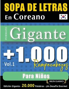 Cover SOPA DE LETRAS EN COREANO FORMATO GIGANTE