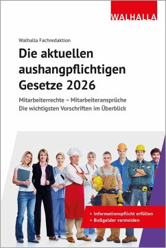 Cover Die aktuellen aushangpflichtigen Gesetze 2026