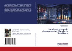 Cover Social and economic development of Mahalla in Uzbekistan