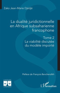 Cover La dualité juridictionnelle en Afrique subsaharienne francophone