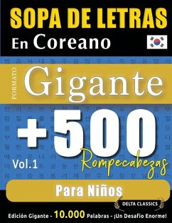 Cover SOPA DE LETRAS EN COREANO FORMATO GIGANTE
