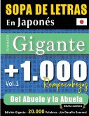 SOPA DE LETRAS EN JAPONÉS FORMATO GIGANTE