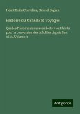 Histoire du Canada et voyages Histoire du Canada et voyages
