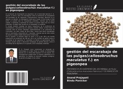 gestión del escarabajo de las pulgas(callosobruchus maculatus f.) en pigeonpea - Prajapati, Anand; Panickar, Bindu