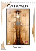 Catwalk - Modeskizzen (Tischkalender 2026 DIN A5 hoch), CALVENDO Monatskalender