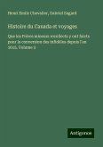 Histoire du Canada et voyages Histoire du Canada et voyages